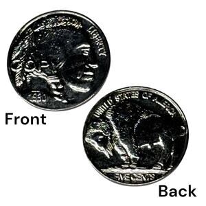 VTG American Girl KIT DOLL NICKEL Buffalo Indian Head Coin Silver Meet Accessory